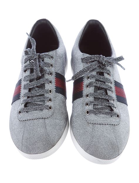 gucci sparkle shoes mens|gucci bambi glitter sneakers.